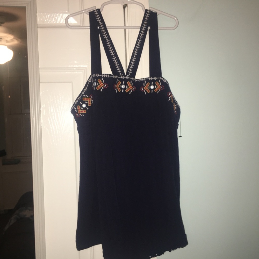 navy summer top